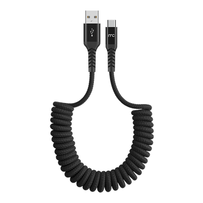 USB-A To Type-C Coiled Cable CC-110