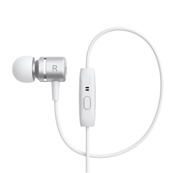 MYCANDY WIRED STEREO HEADSET WITH RIGHT ANGLED CONNECTOR WHITE