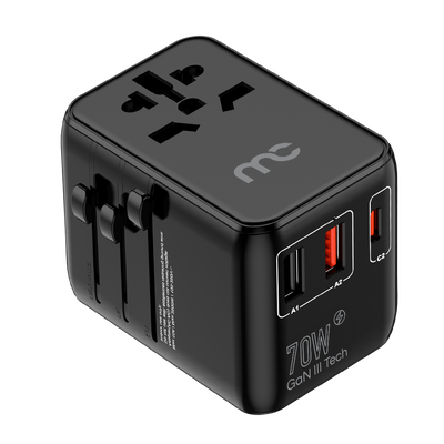 70W International Travel Adaptor ITC-D270 Black