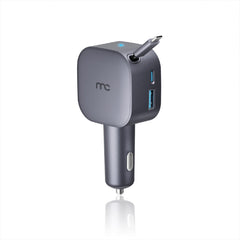105W Retractable Car Charger CC-E200 Grey