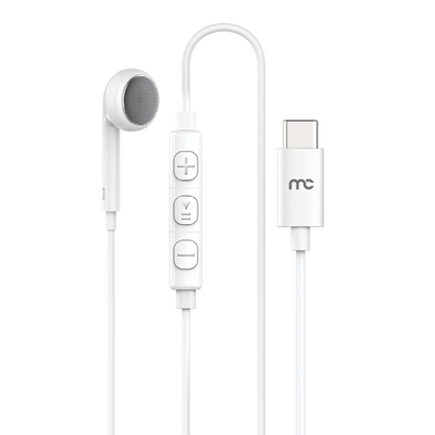 MH-E5C Wired Mono Headset Type-C White