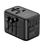 100W International Travel Adaptor ITC-D300 Black