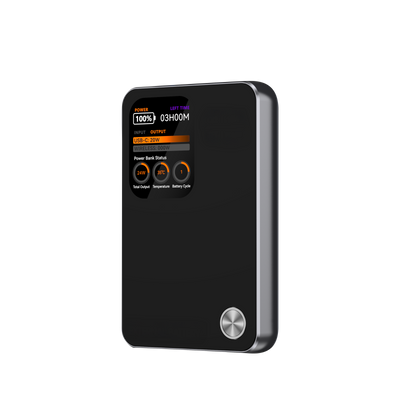 10K MAH Magpower Qi2 Powerbank PB-D320M Black