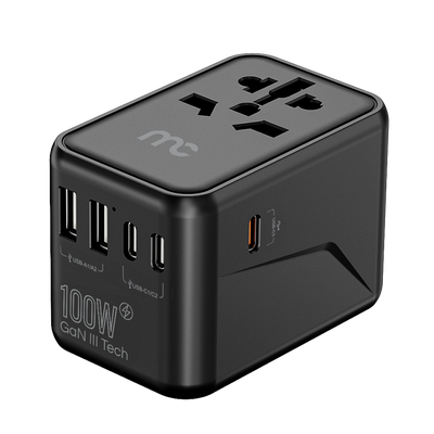 100W International Travel Adaptor ITC-D300 Black