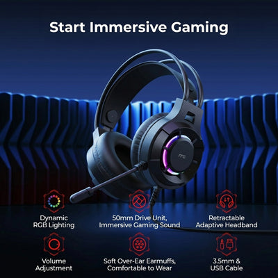Gaming Headset RGB Black GH-E100