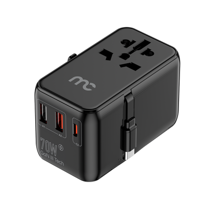 70W International Travel Adaptor ITC-D270 Black