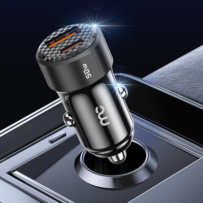50W Car Charger CC-E150 Black