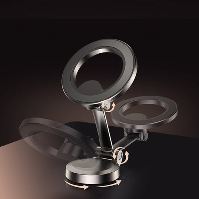 Magnetic Phone Holder with 360° Rotation and Folding Design - UPH-C5