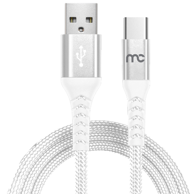USB-A to Type-C Charge & Sync Cable C-C200A2C White