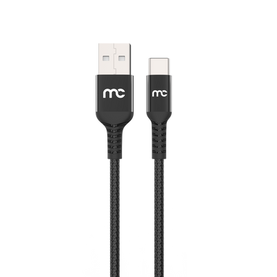 USB-A to Type-C Charge & Sync Cable C-D100A2C Black