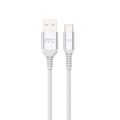USB-A to Type-C Charge & Sync Cable C-D100A2C White