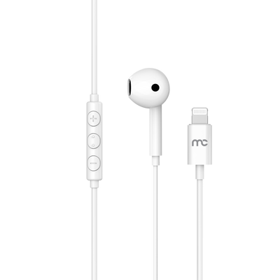 MH-D3L Wired Mono Headset Mfi White