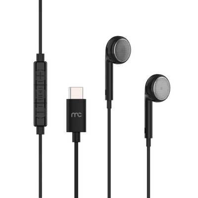WSHF-E5C Wired Stereo Headset Type-C Black