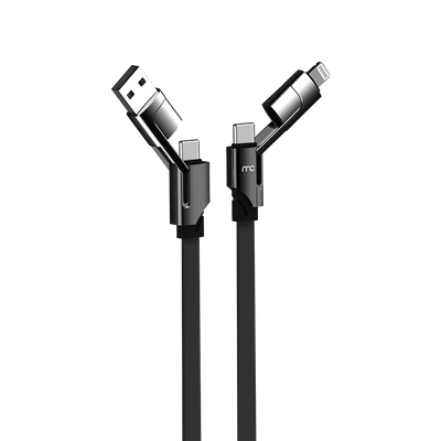 4-in-1 USB-A & Type-C to Type-C & Lightning Cable C-300