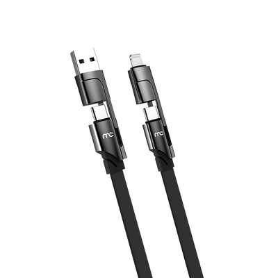 4-in-1 USB-A & Type-C to Type-C & Lightning Cable C-300