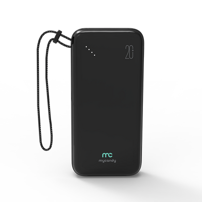 20,000 mAh Fast Charging Powerbank Black