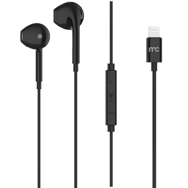 MYCANDY WIRED STEREO HEADSET WITH MFI LIGHTNING CONNECTOR BLACK